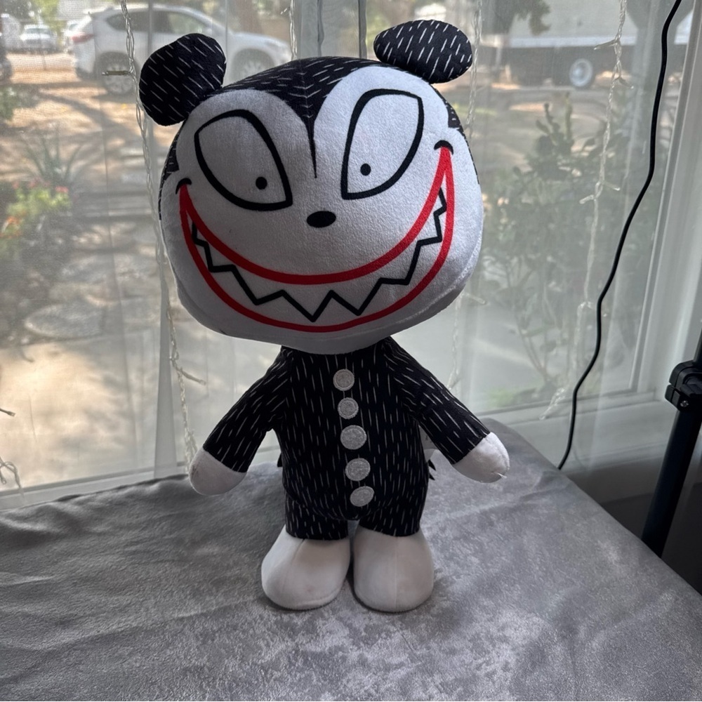 Disney Black and White Stuffed Animal 16”